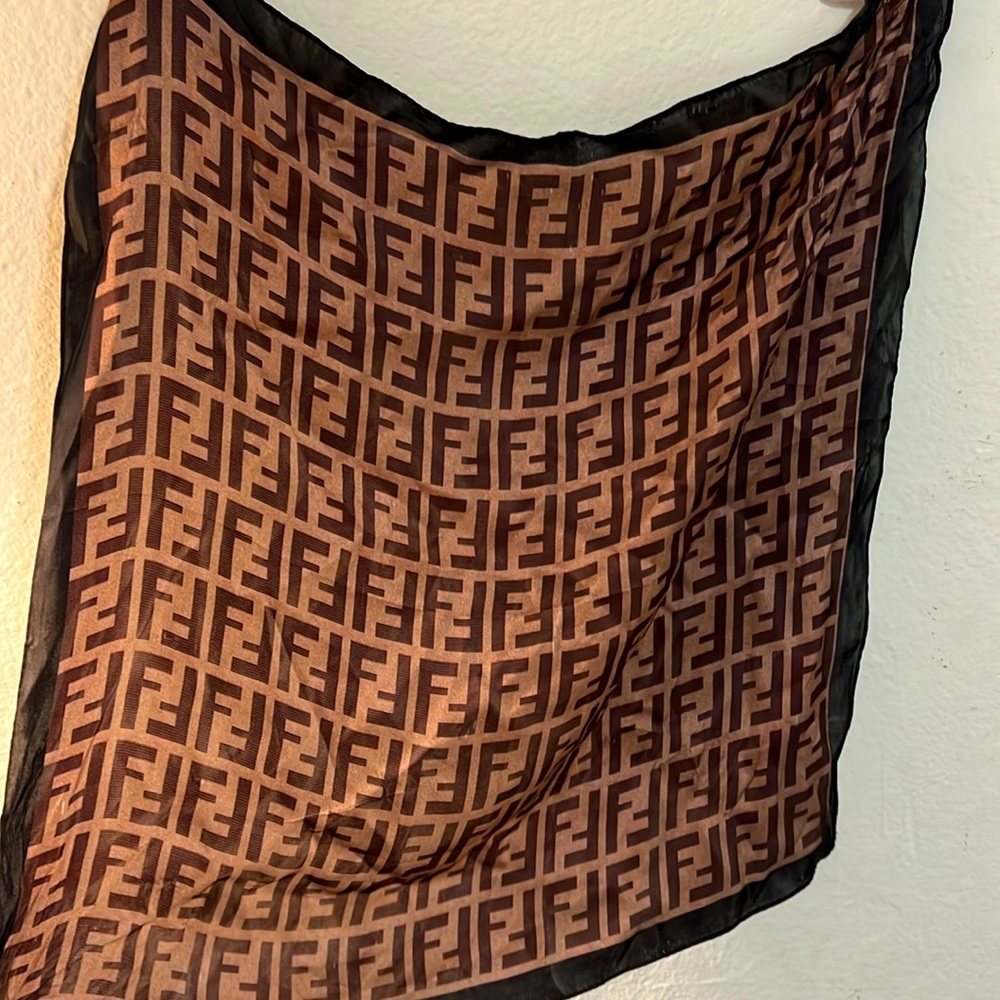 Designer like 100% silk scarf